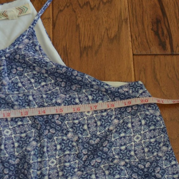 Pink Rose Halter Style Funky Pattern Dress Size L - Picture 8 of 13